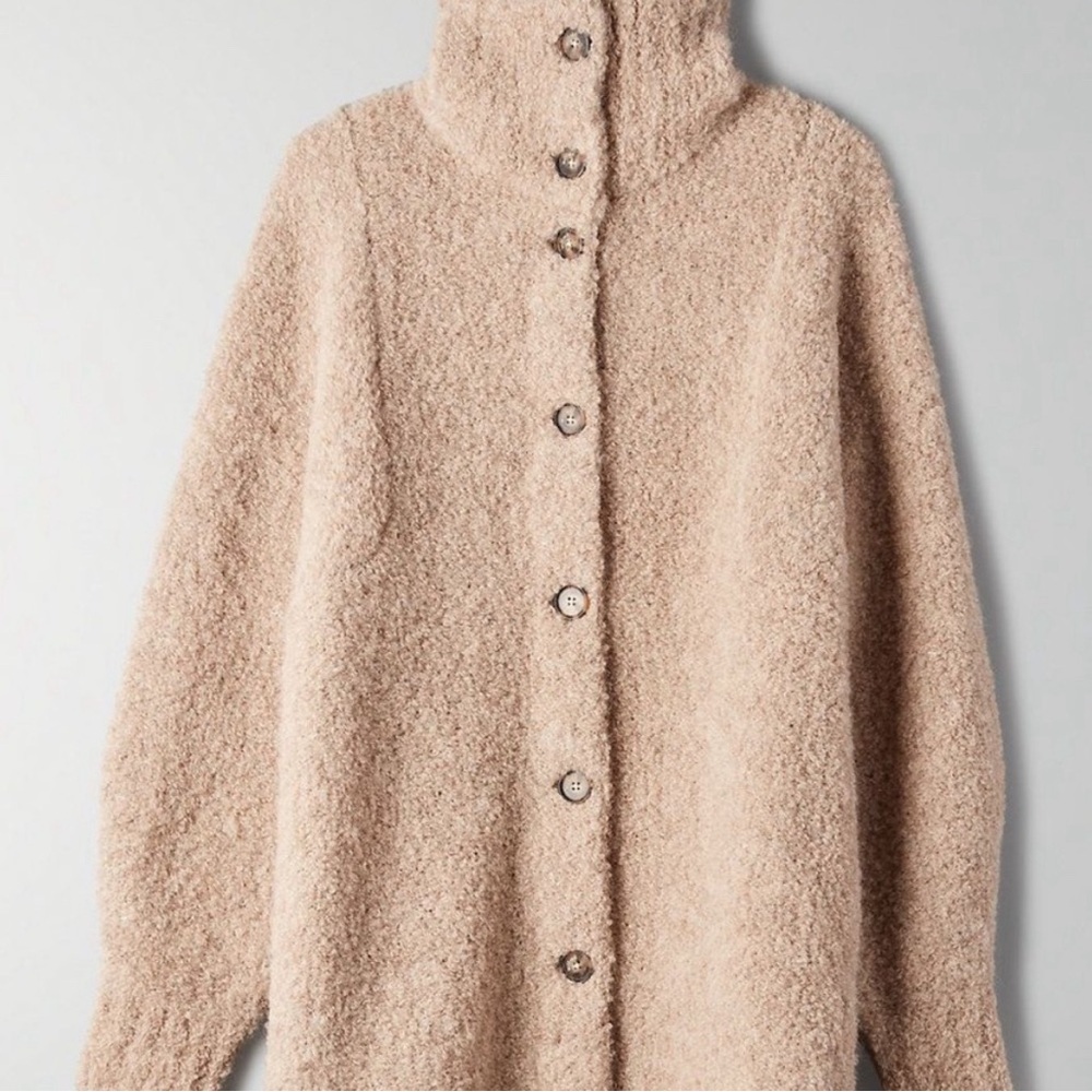 Wilfred Oversized Alpaca Cardigan in color
Roebuck (pink-beige)